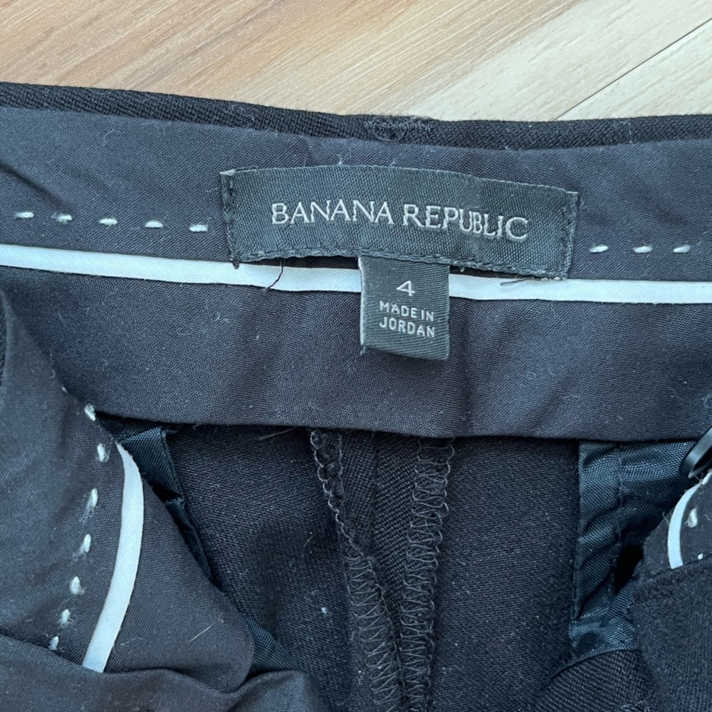 Banana republic 4black dress pant